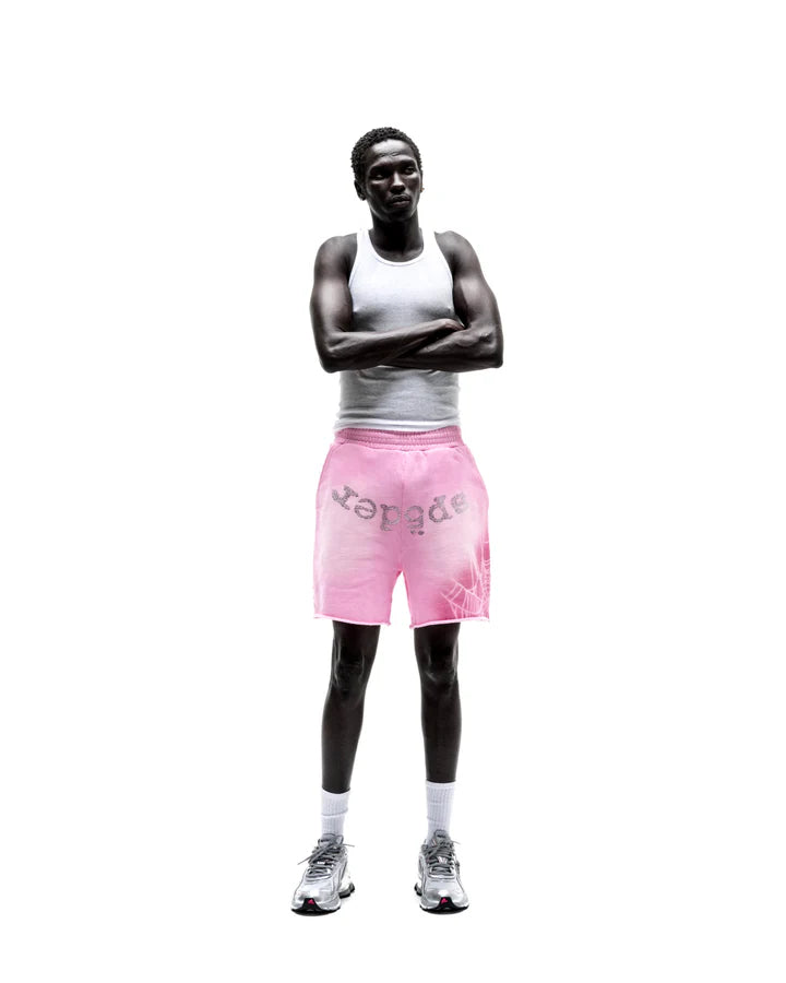 SP5DER OG WEB V2 Spray Sweatshort 棉短褲