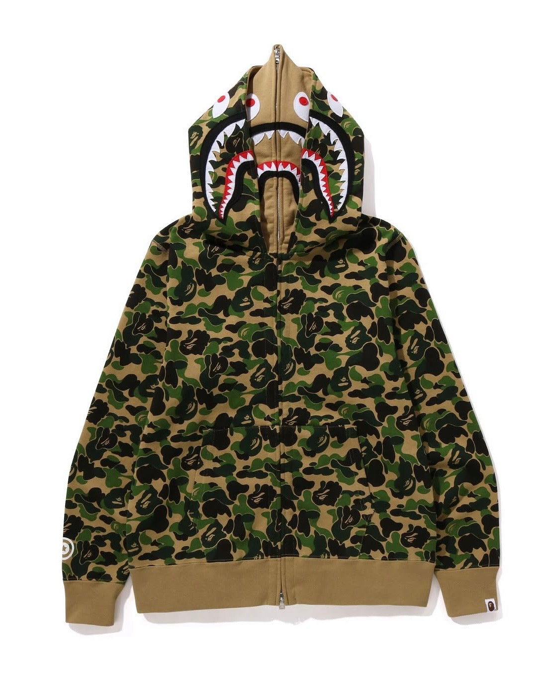 BAPE ABC Camo Double Shark Full Zip Hoodie 雙層鯊魚拉鍊外套
