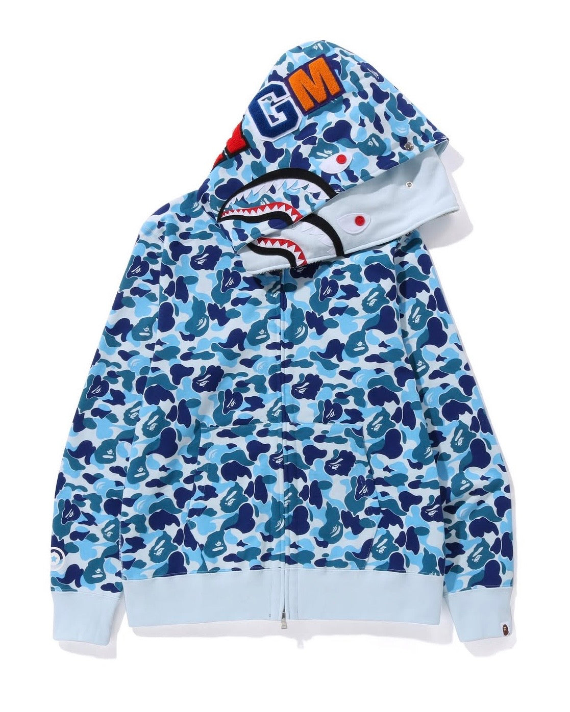 BAPE ABC Camo Double Shark Full Zip Hoodie 雙層鯊魚拉鍊外套
