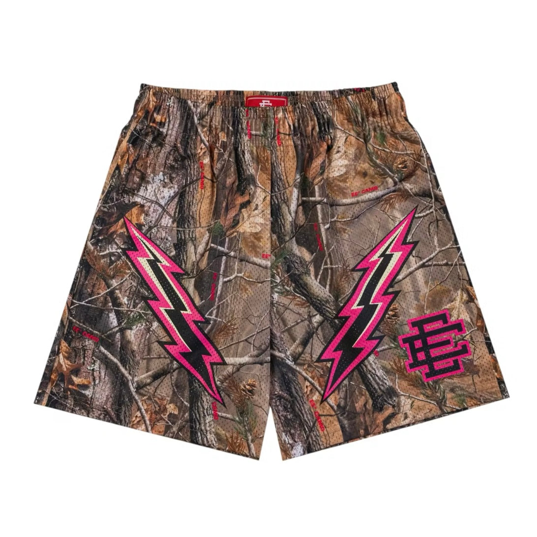 Eric Emanuel 25SS EE Basic Bolt Short Tree Camo 閃電 球褲