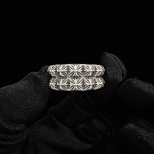 Chrome Hearts Pete Punk Double Row Ring 戒指