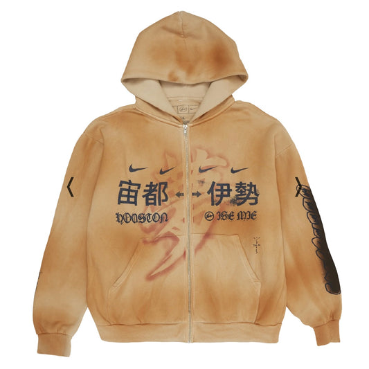 Travis Scott Cactus Jack x Fragment x NIKE Houston to ISE MIE Zip Hoodie 拉鍊外套