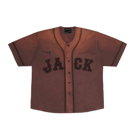 Travis Scott Cactus Jack x Fragment x NIKE Tokyo Jack Retro Baseball Jersey 棒球衣