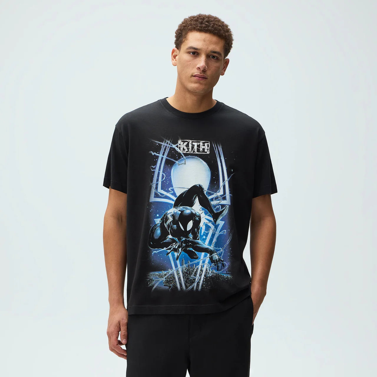 MARVEL | KITH Symbiote Spiderman Vintage Tee 短T