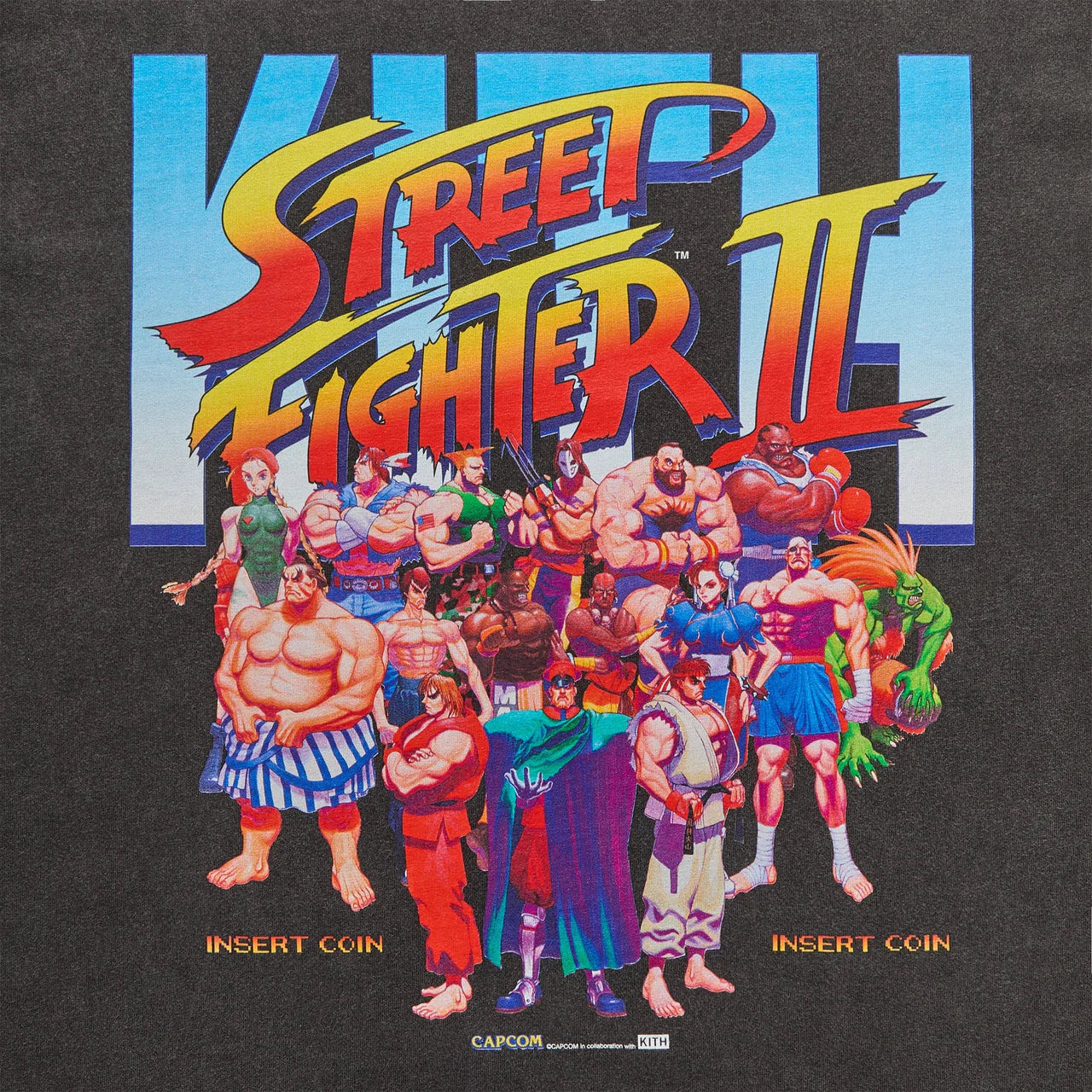 CAPCOM KITH Super Street Fighter Vintage Tee 短T