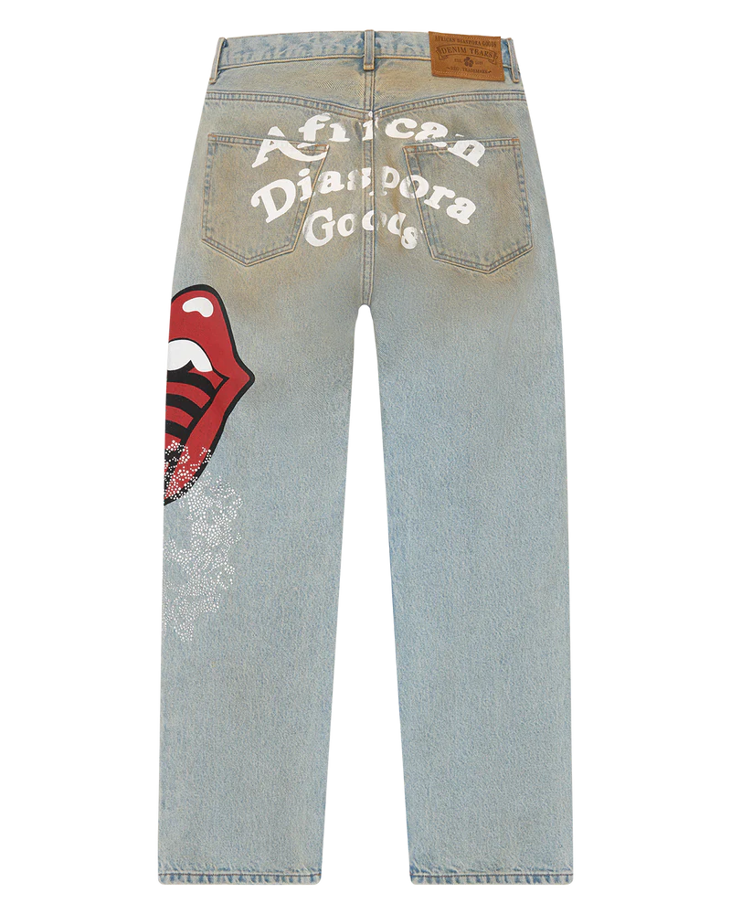 Denim Tears Rolling Stones AOP Denim Pant 牛仔褲