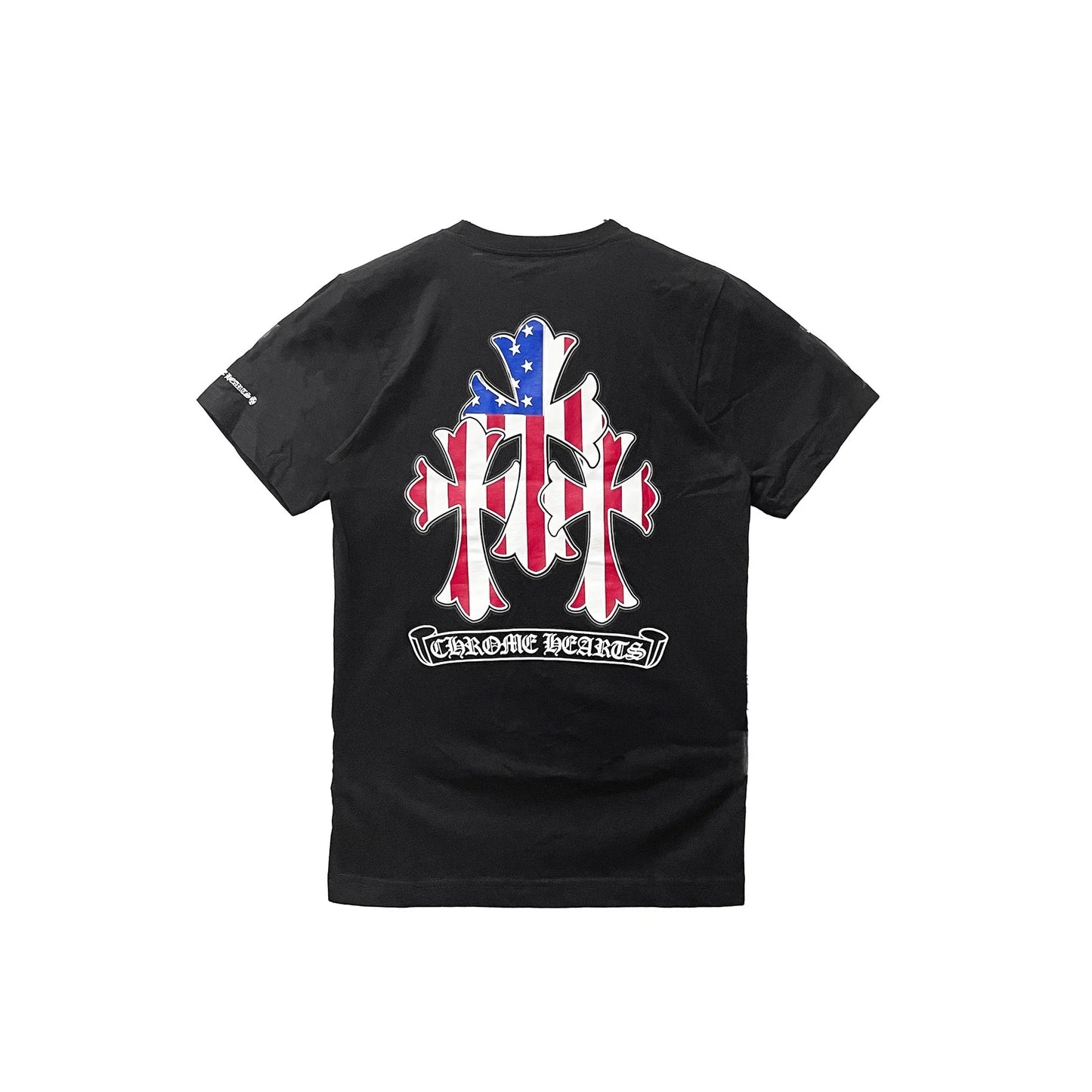 Chrome Hearts USA Flag Triple Cross Tee 短T