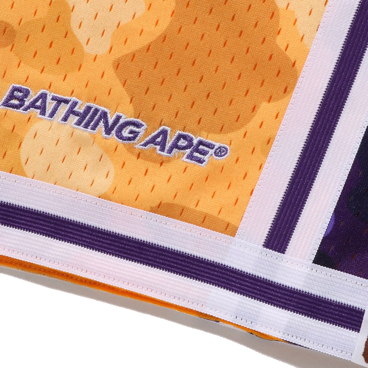 BAPE M&N NBA LA Lakers Swingman Shorts 湖人 短褲