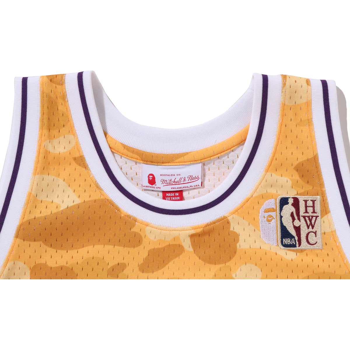 BAPE M&N NBA LA Lakers Jersey 湖人 球衣