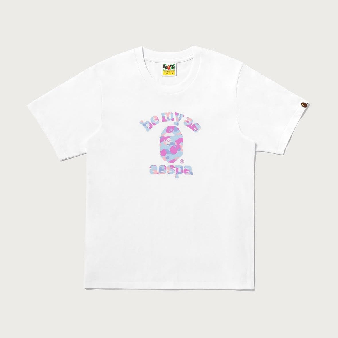 BAPE Aespa College Relaxed Tee 寬版 短T