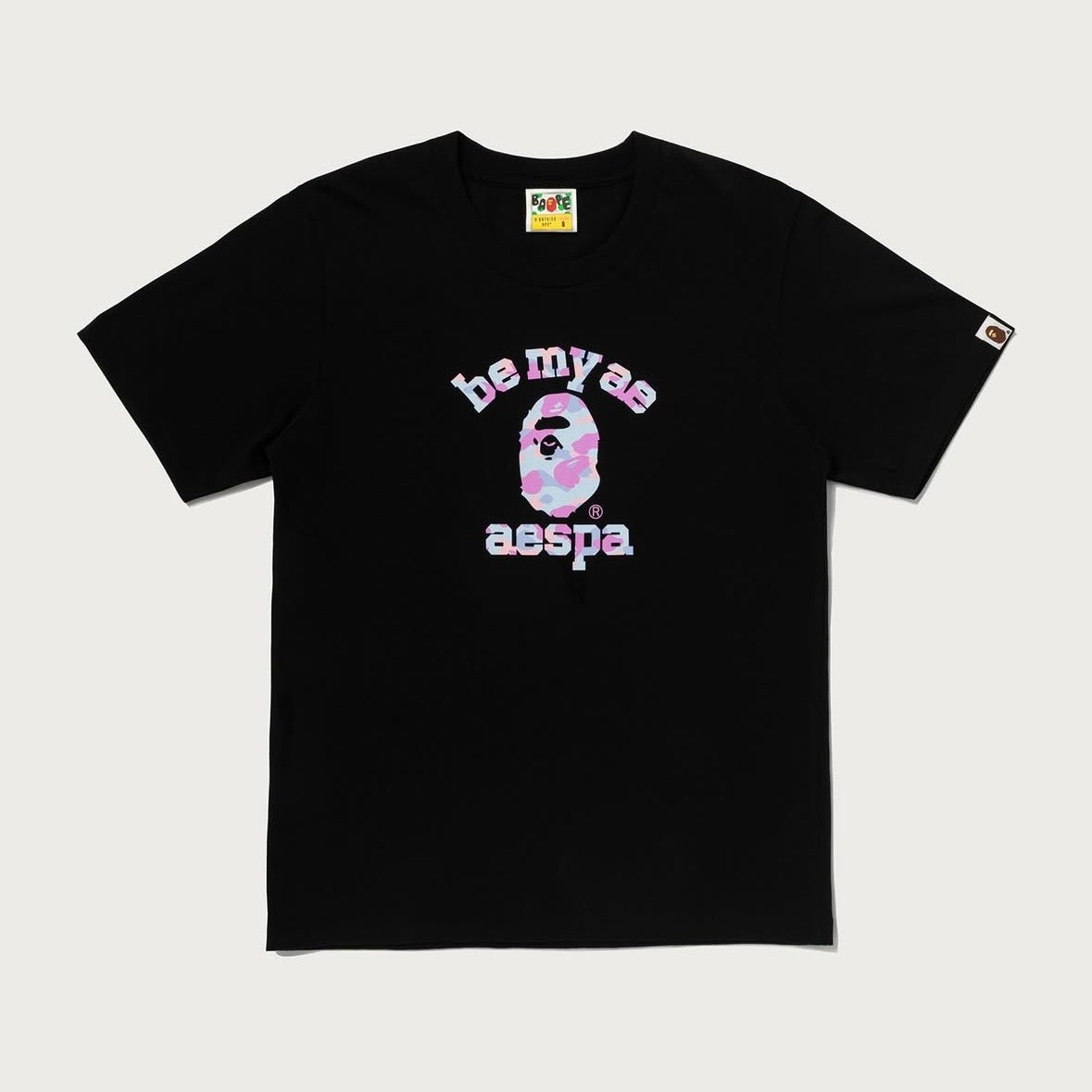 BAPE Aespa College Relaxed Tee 寬版 短T