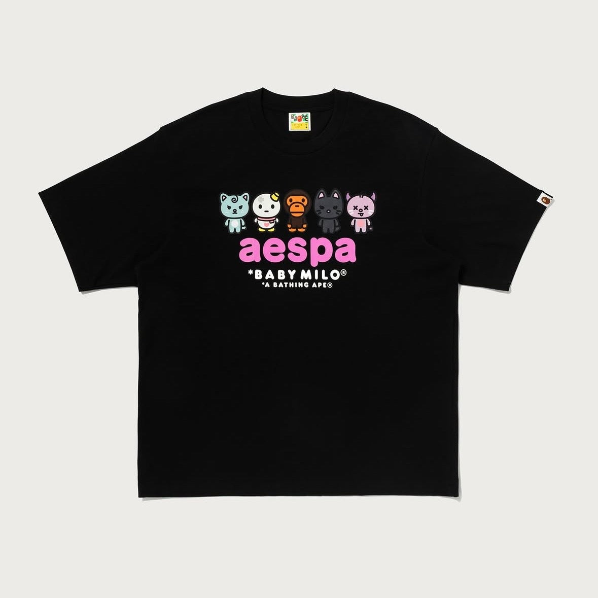BAPE Aespa Milo Tee 寬版 短T