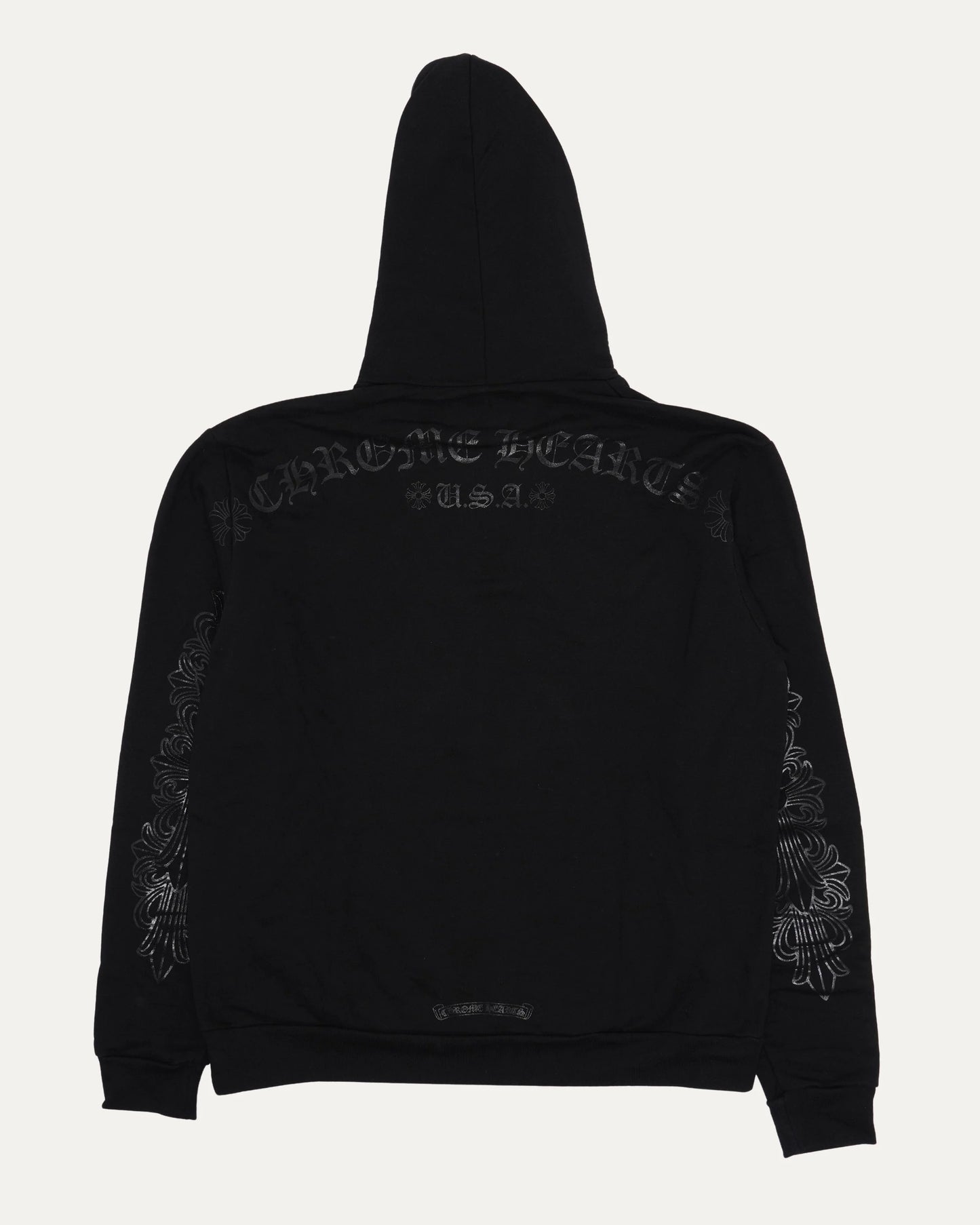 Chrome Hearts Black Floral Hoodie 帽T