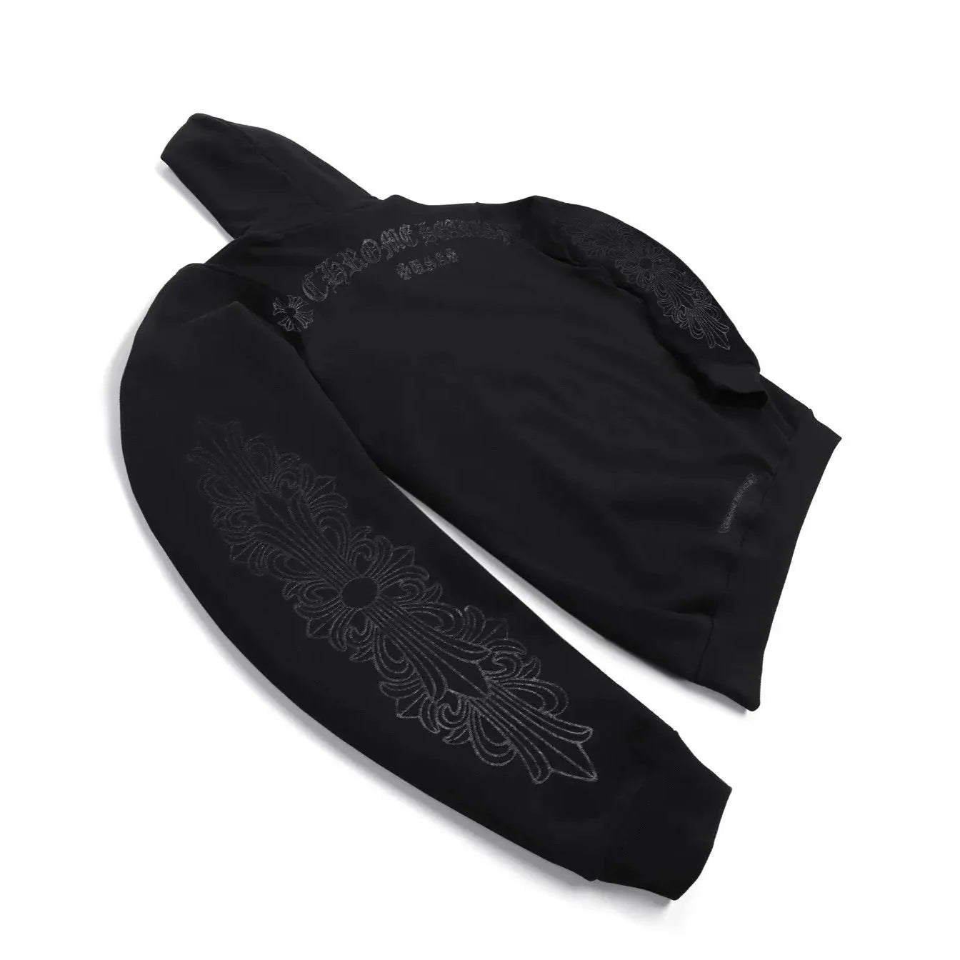 Chrome Hearts Black Floral Hoodie 帽T