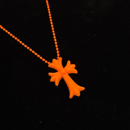 Chrome Hearts Silicon Necklace Cross 十字 項鍊