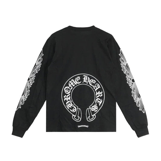 Chrome Hearts Horseshoe Floral Long Sleeve 長T