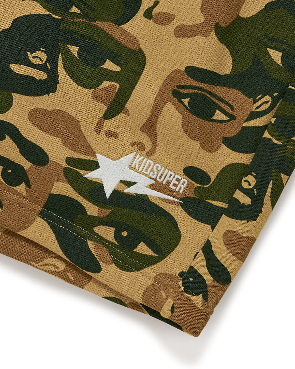 BAPE Kidsuper Camo Sweat Shorts 短褲
