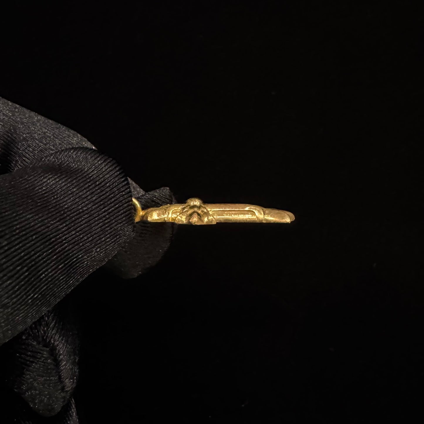 Chrome Hearts 22K Gold Diamonds Double Cross 雙層十字