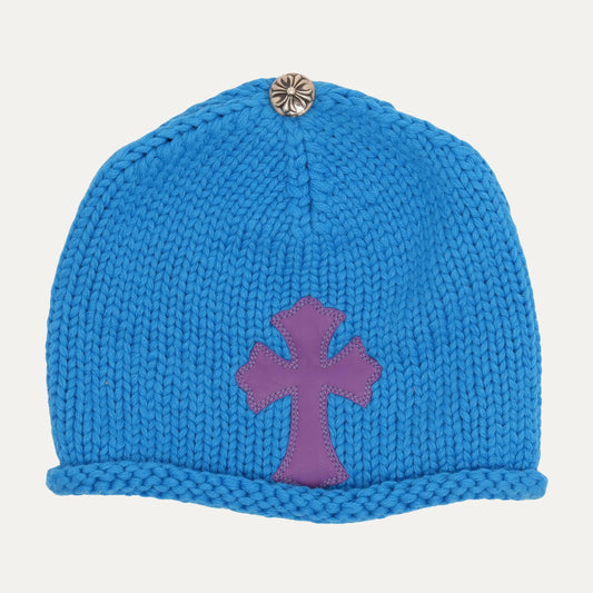 Chrome Hearts Cashmere Cross Patch Beanie 貼皮 毛帽