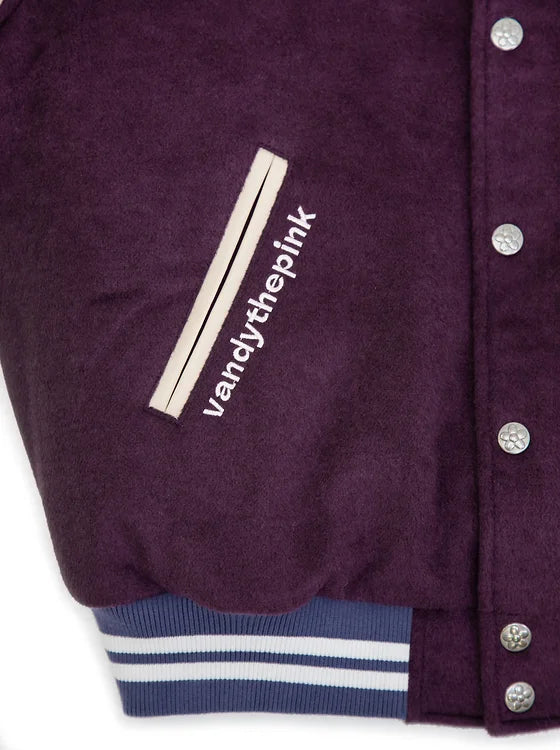VANDYTHEPINK Crane Varsity Jacket 棒球外套