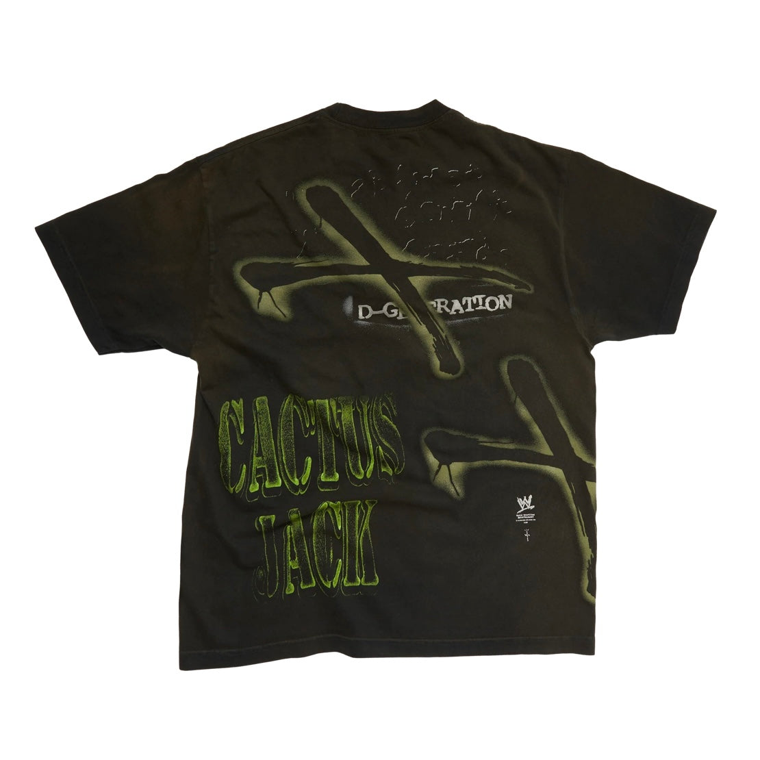 Travis Scott Cactus Jack WWE Two Words Tee 短T