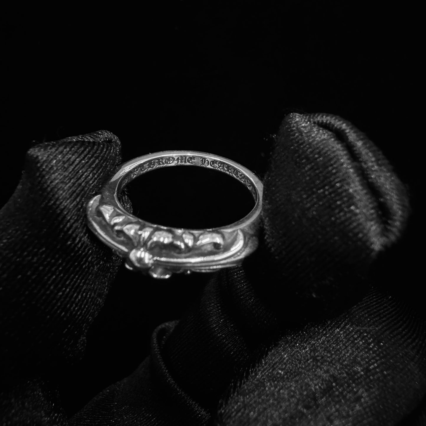 Chrome Hearts Baby Floral Cross Ring 戒指
