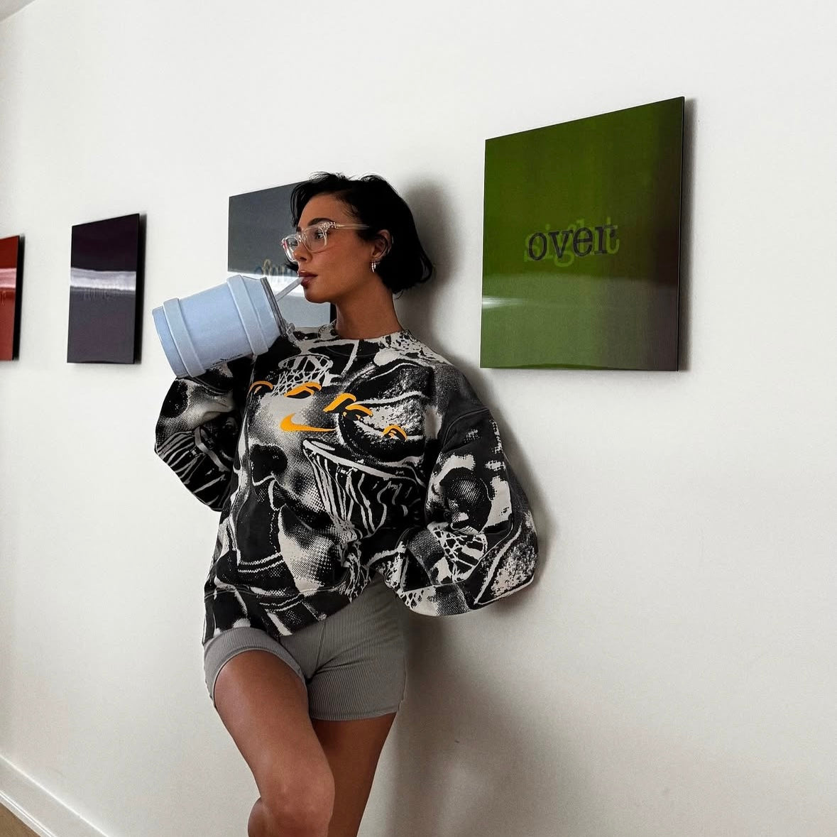NIKE CPFM Catus Plant Flea Market Hoop Crewneck 大學T