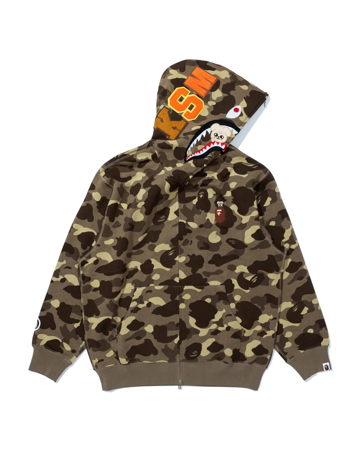 BAPE Straykids Seungmin Shark Full Zip Hoodie 寬版 鯊魚外套