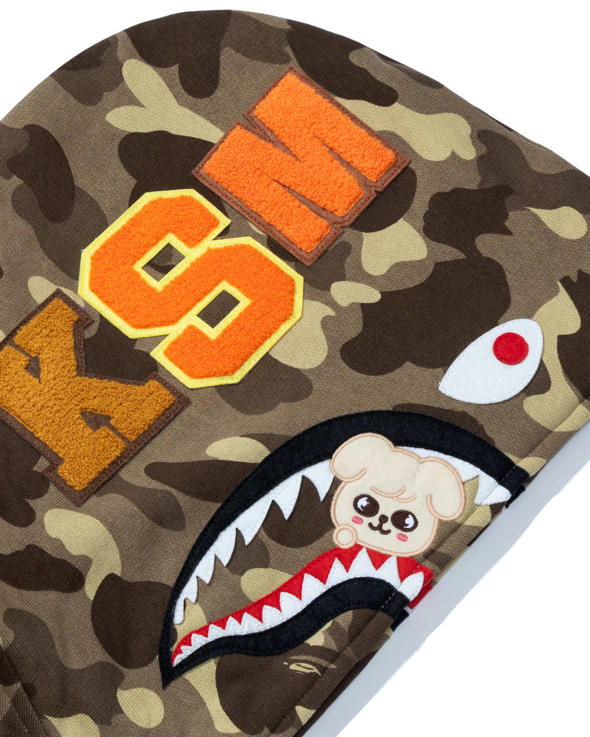BAPE Straykids Seungmin Shark Full Zip Hoodie 寬版 鯊魚外套