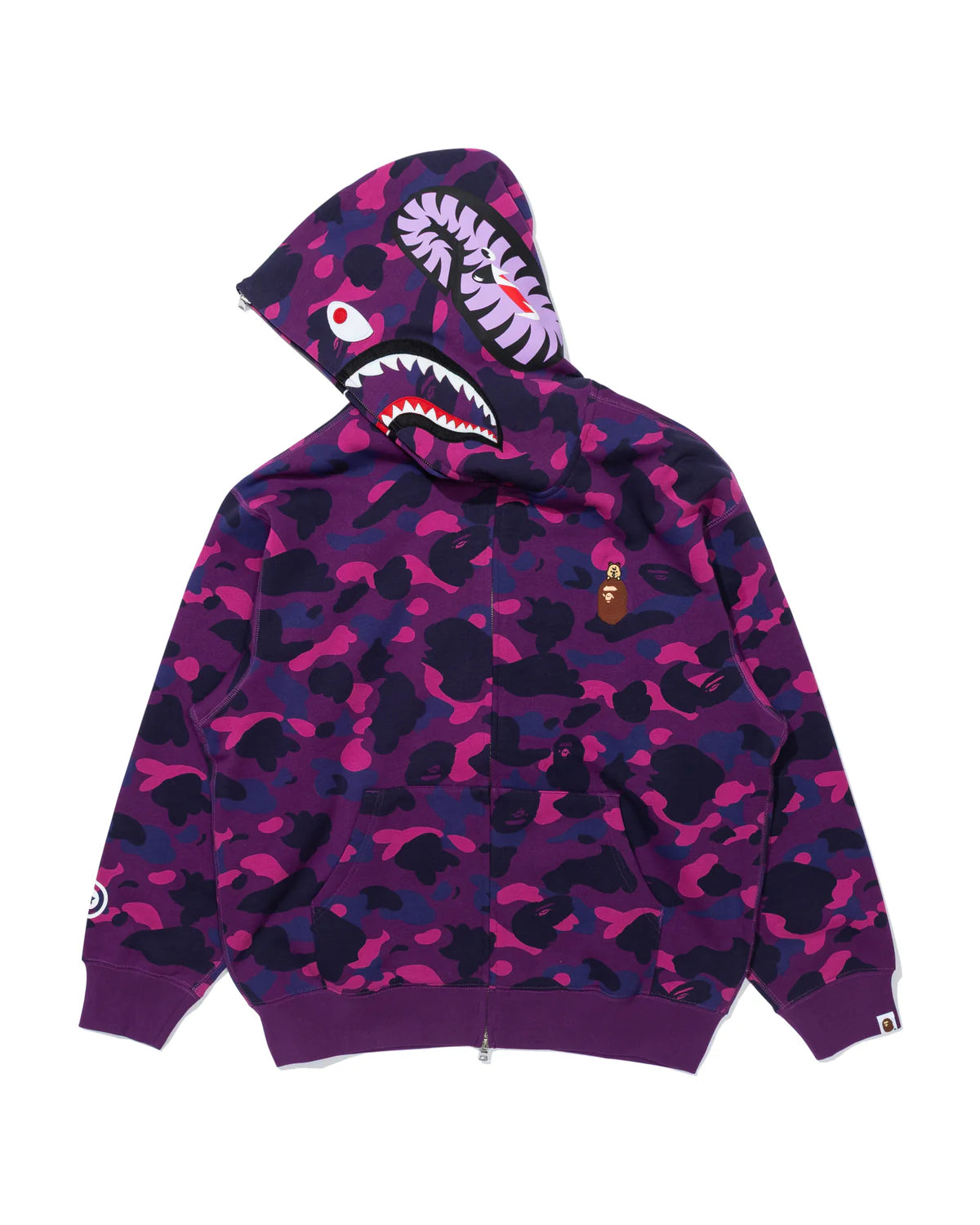 BAPE Straykids Han Quokka Shark Full Zip Hoodie 寬版 鯊魚外套