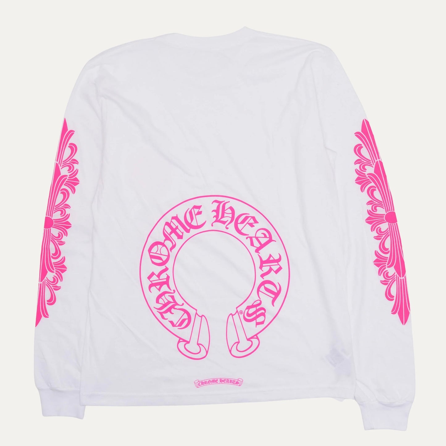 Chrome Hearts Pink Horseshoe Pocket Long Sleeve 長T