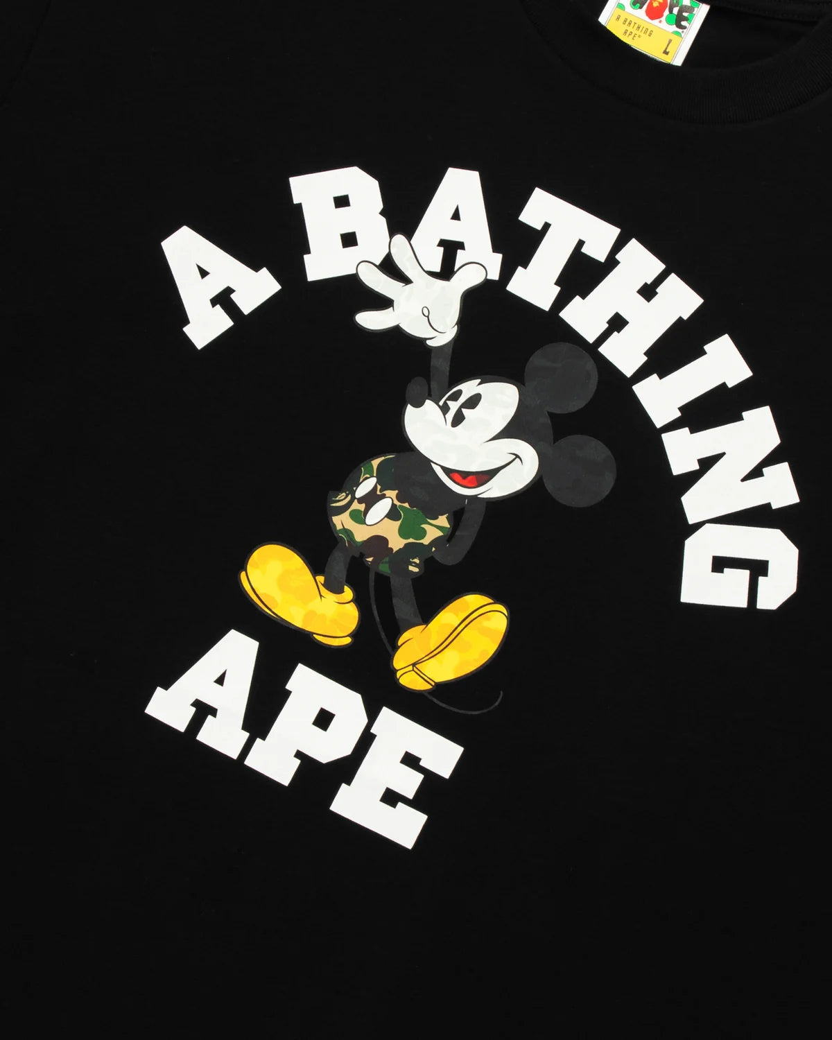 BAPE Disney Mickey Mouse Relaxed Fit Tee 寬版短T