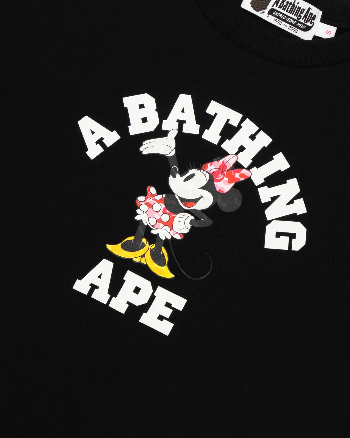 BAPE Disney Minnie Mouse Relaxed Fit Tee 女版短T