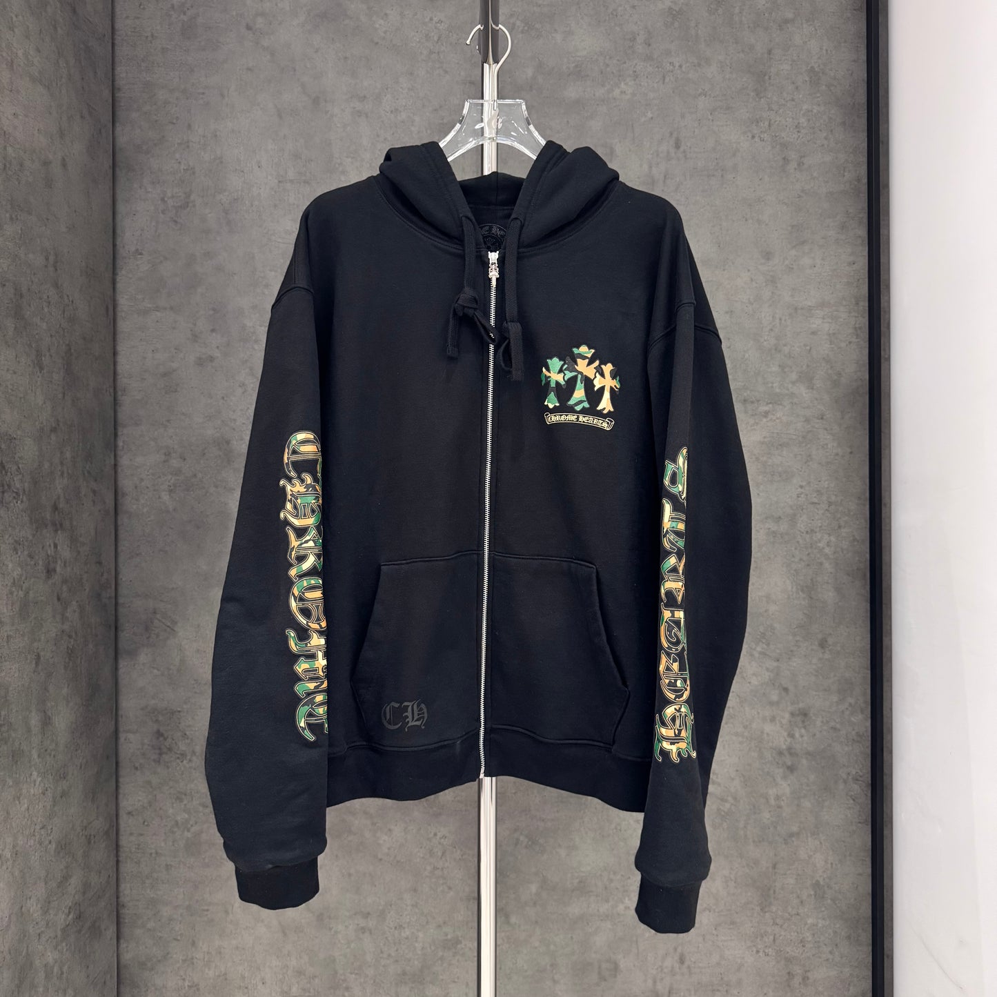 Chrome Hearts Camo Horseshoe Thermal Zip Hoodie 厚款 拉鍊外套