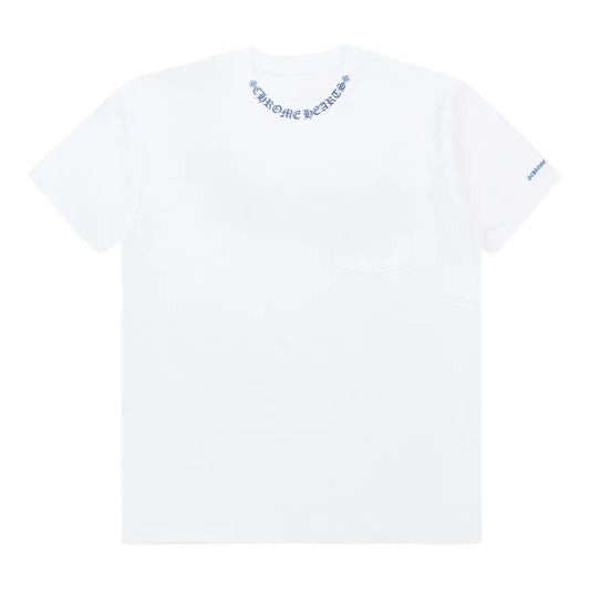 Chrome Hearts Blue Neck Logo Pocket Tee 短T