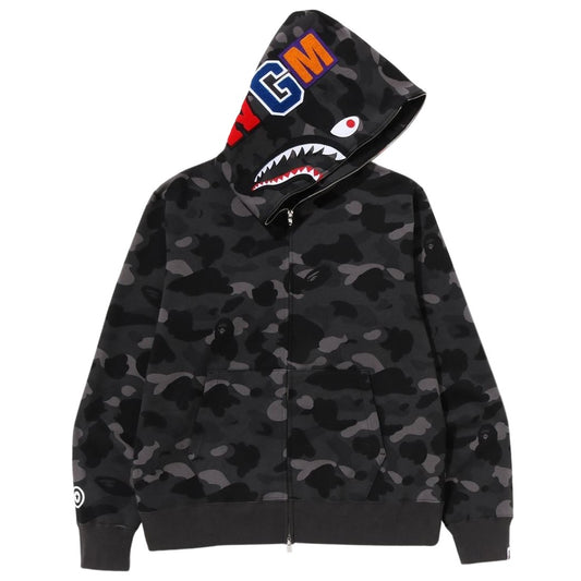 BAPE Color Camo Shark Full Zip Hoodie 鯊魚外套