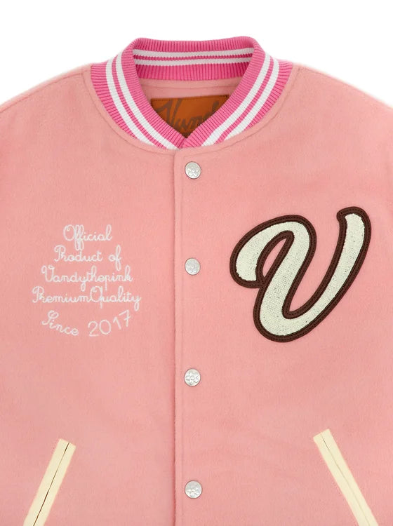 VANDYTHEPINK Sundae Varsity Jacket 棒球外套