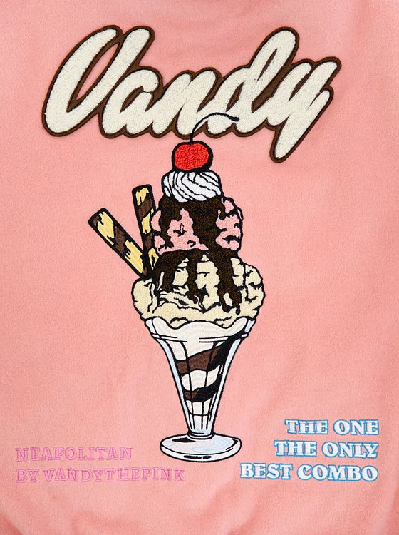VANDYTHEPINK Sundae Varsity Jacket 棒球外套