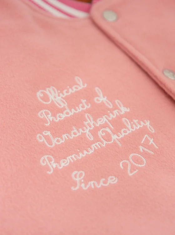 VANDYTHEPINK Sundae Varsity Jacket 棒球外套