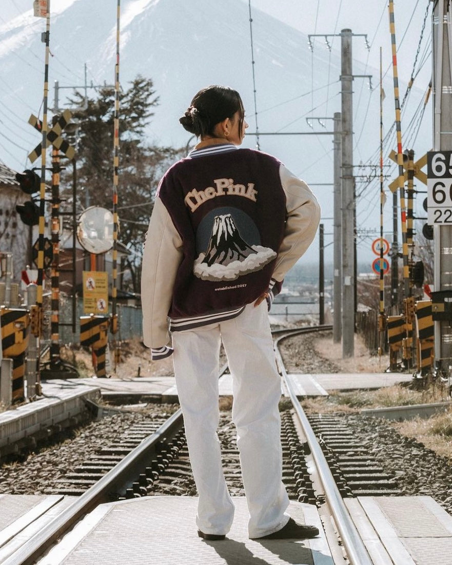 VANDYTHEPINK Crane Varsity Jacket 棒球外套