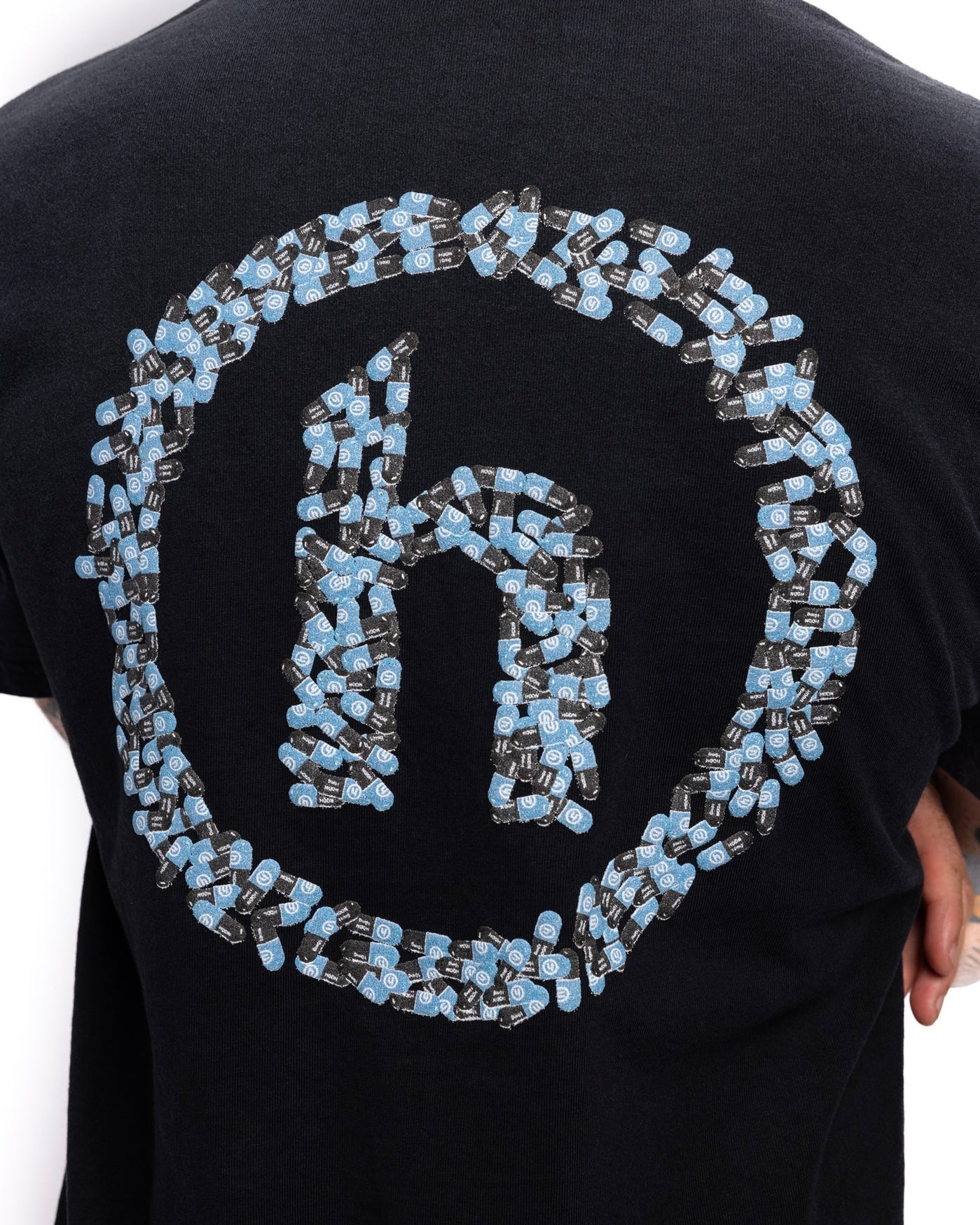 Hidden NY Scattered Pill Tee 水洗短T