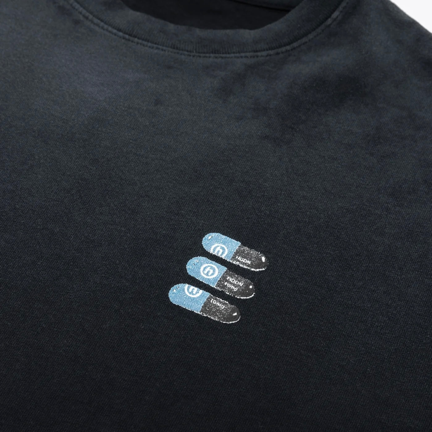 Hidden NY Scattered Pill Tee 水洗短T