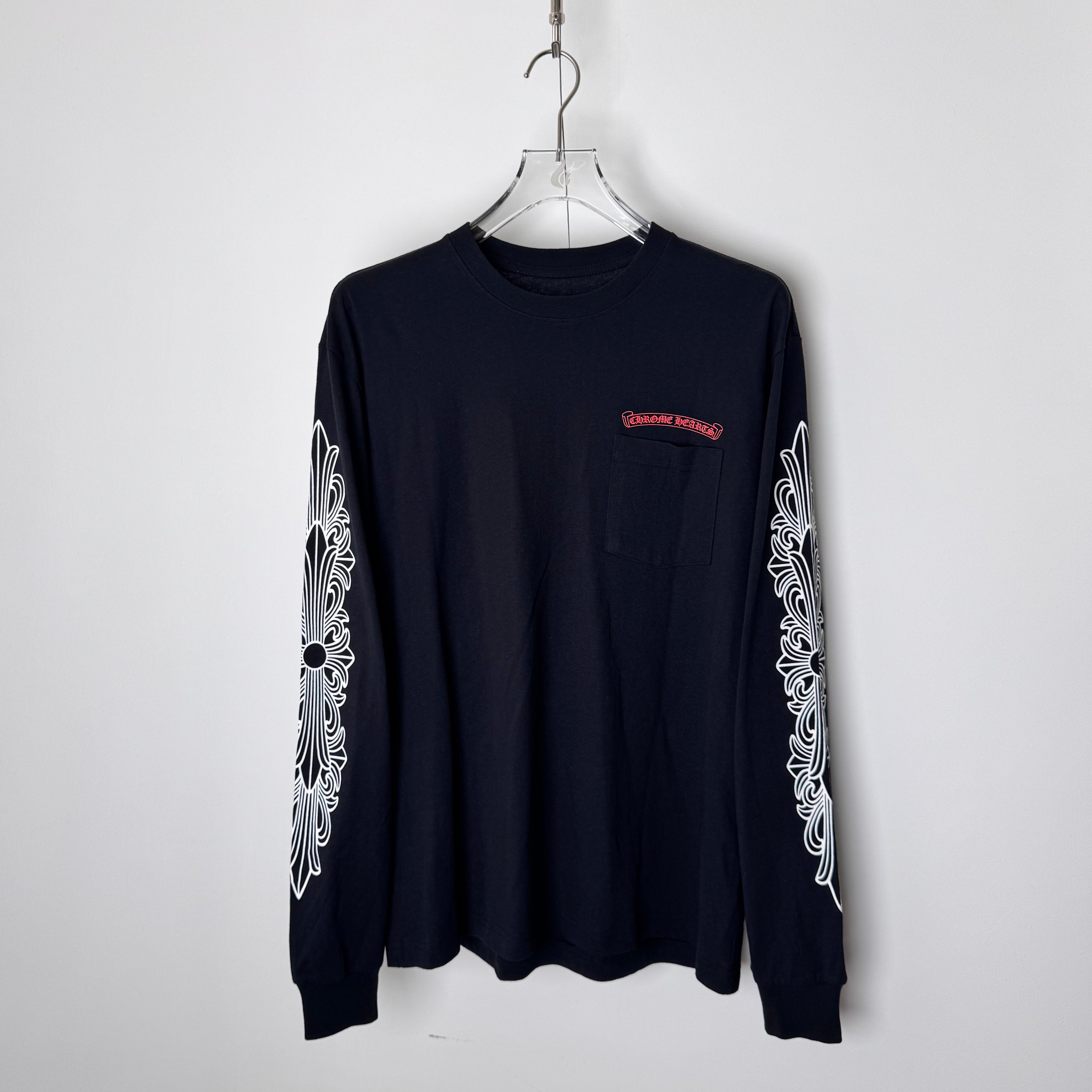 Tシャツ・カットソー Chrome Hearts Matty Boy Flower Chomper L/S T-Shirt Chrome Hearts Matty Boy Flower Chomper L/S T-Shirt Black