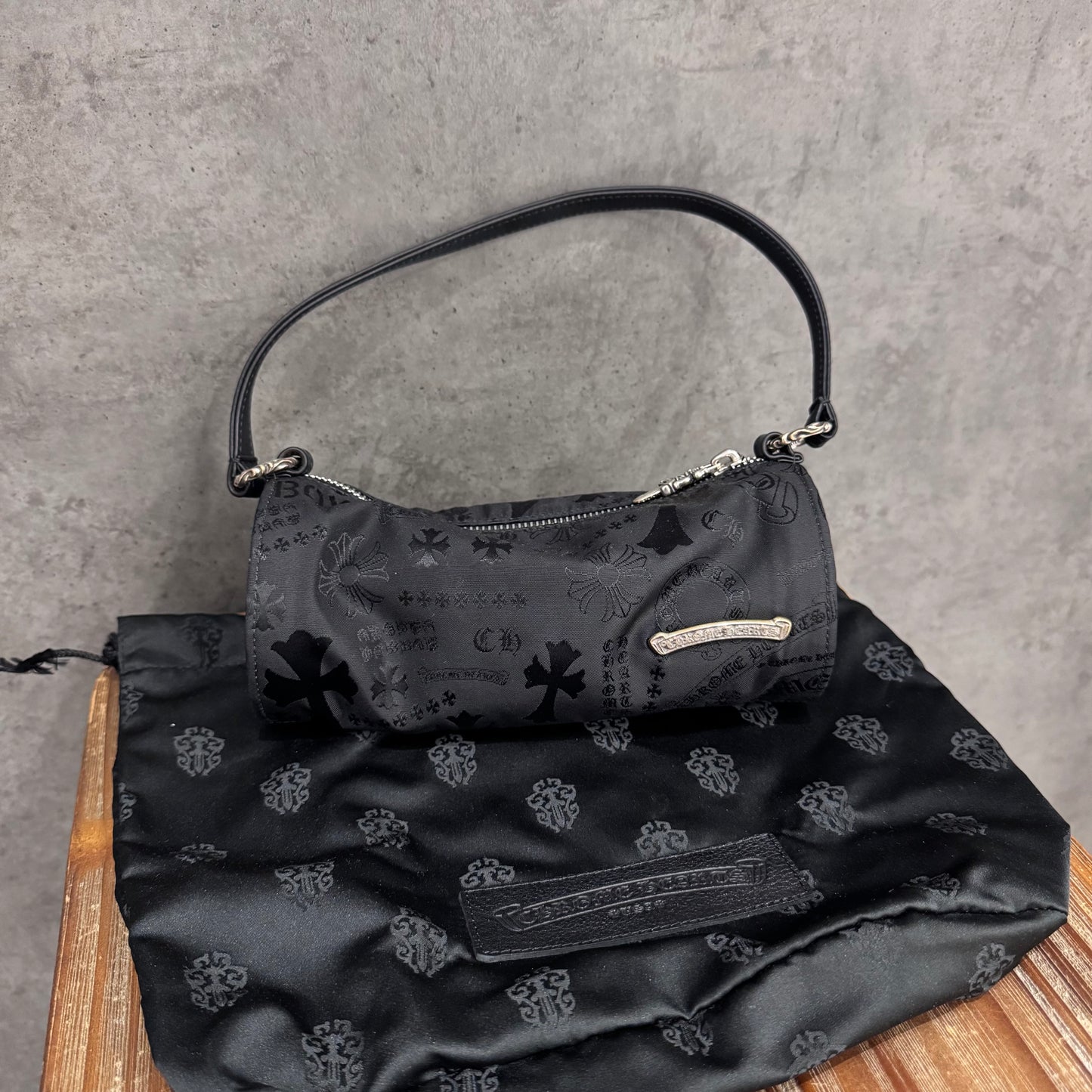 Chrome Hearts Nylon Tonal Monogram Shoulder Bag 肩背包