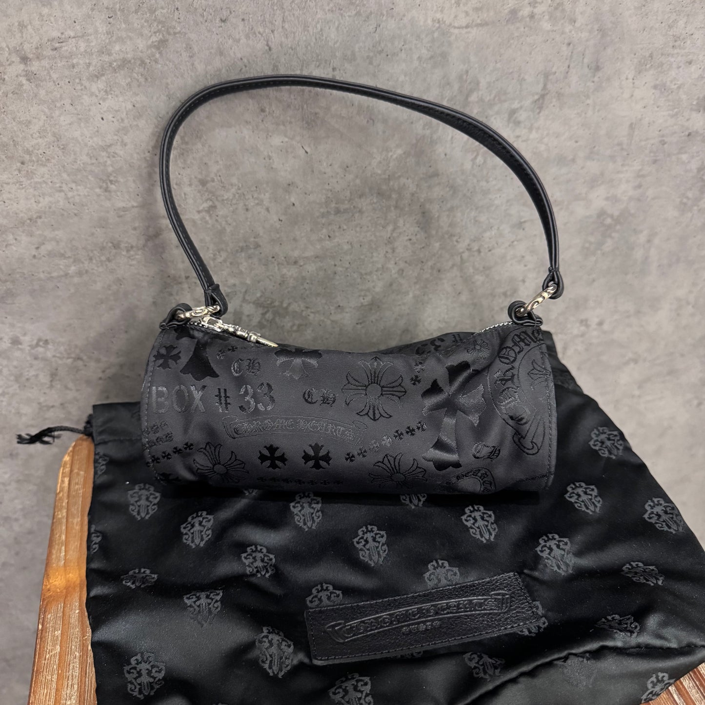 Chrome Hearts Nylon Tonal Monogram Shoulder Bag 肩背包