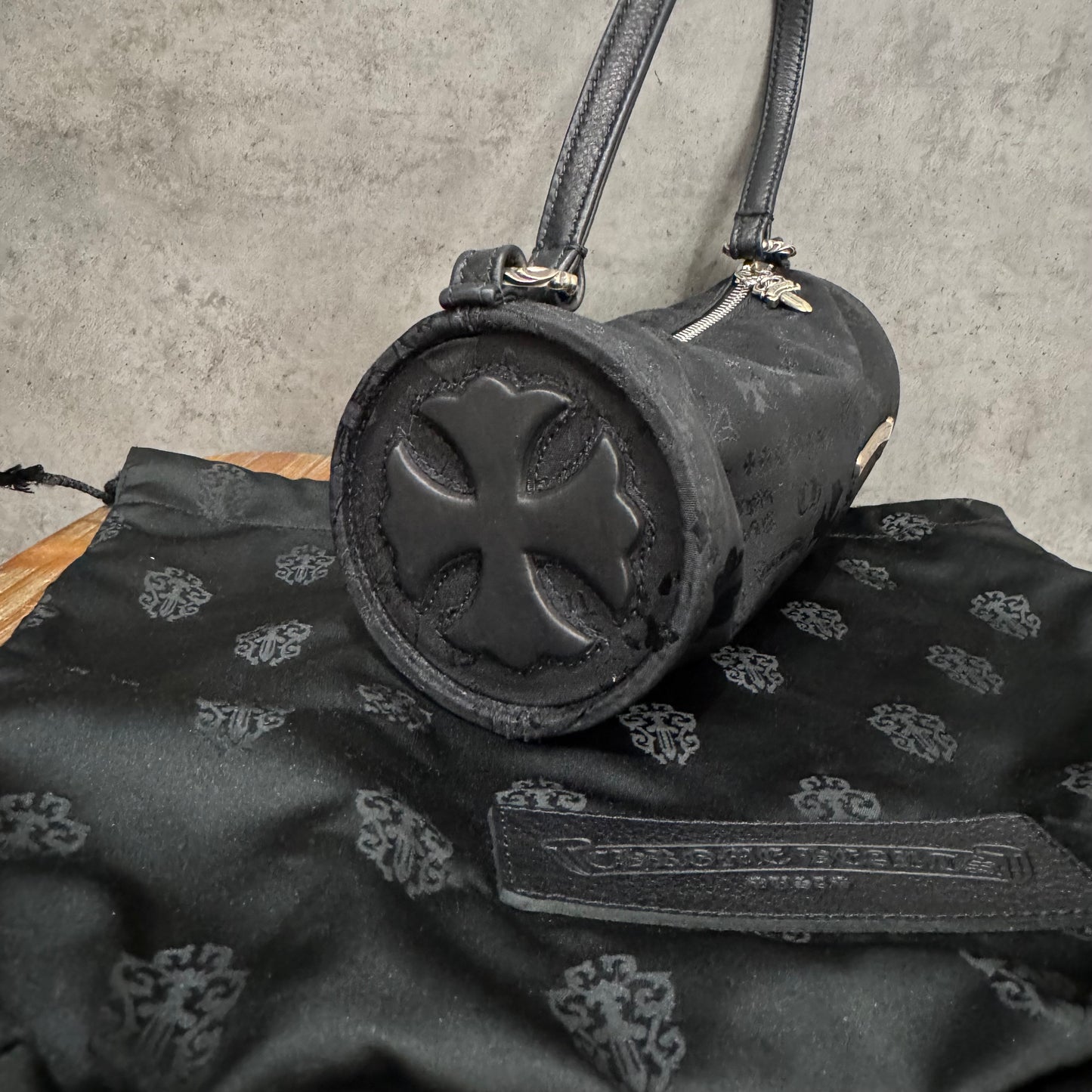 Chrome Hearts Nylon Tonal Monogram Shoulder Bag 肩背包