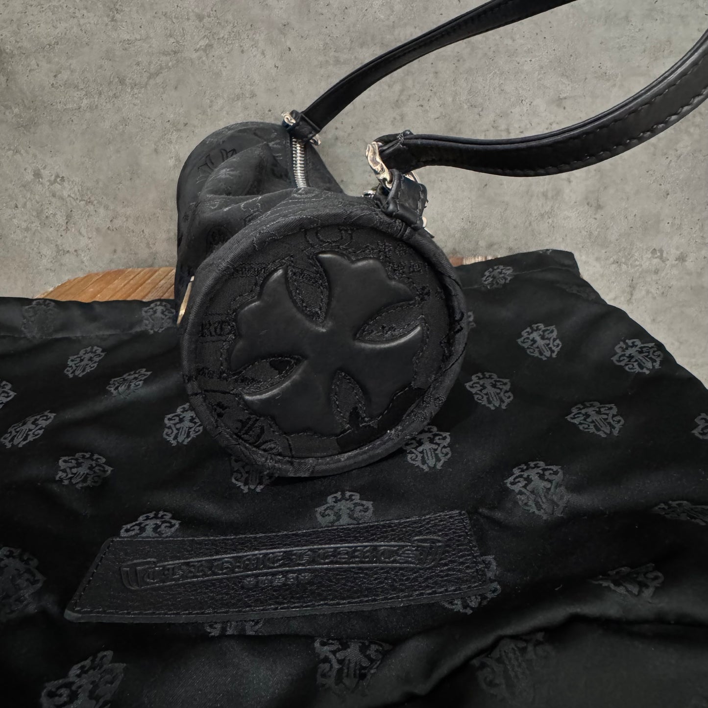 Chrome Hearts Nylon Tonal Monogram Shoulder Bag 肩背包