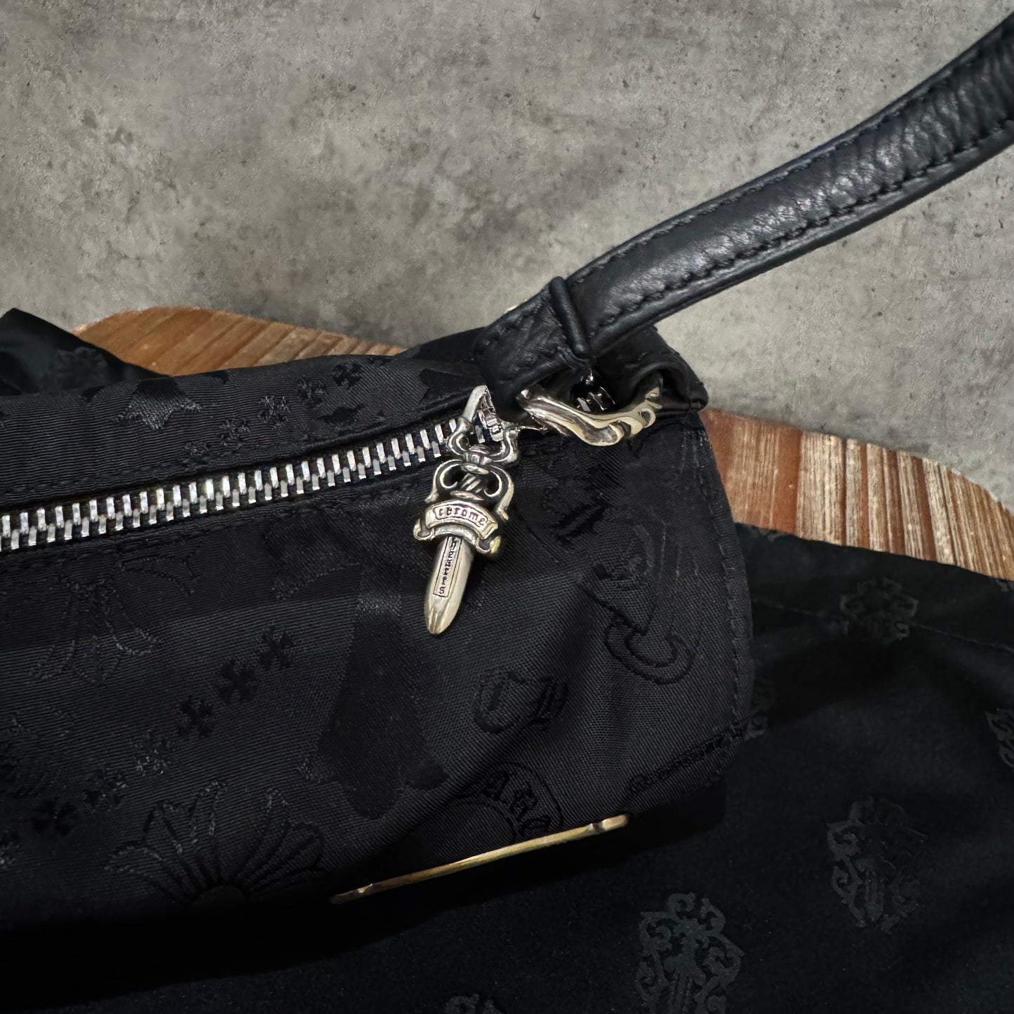 Chrome Hearts Nylon Tonal Monogram Shoulder Bag 肩背包