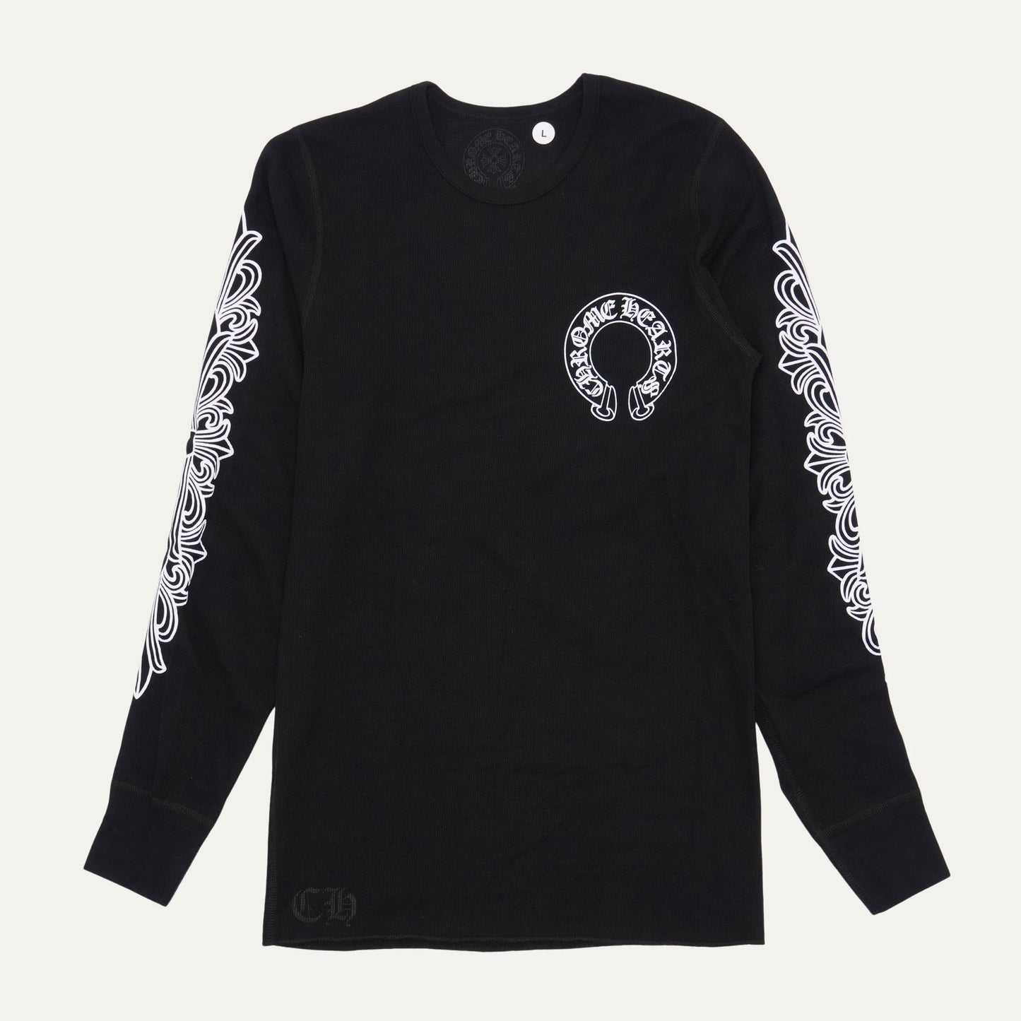 Chrome Hearts Floral Thermal Long Sleeve 華夫格 長T