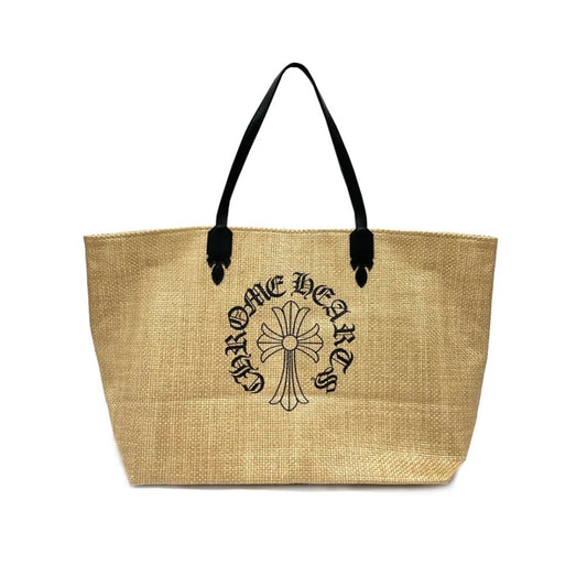 Chrome Hearts Cross Straw Beaches Bag 海灘包